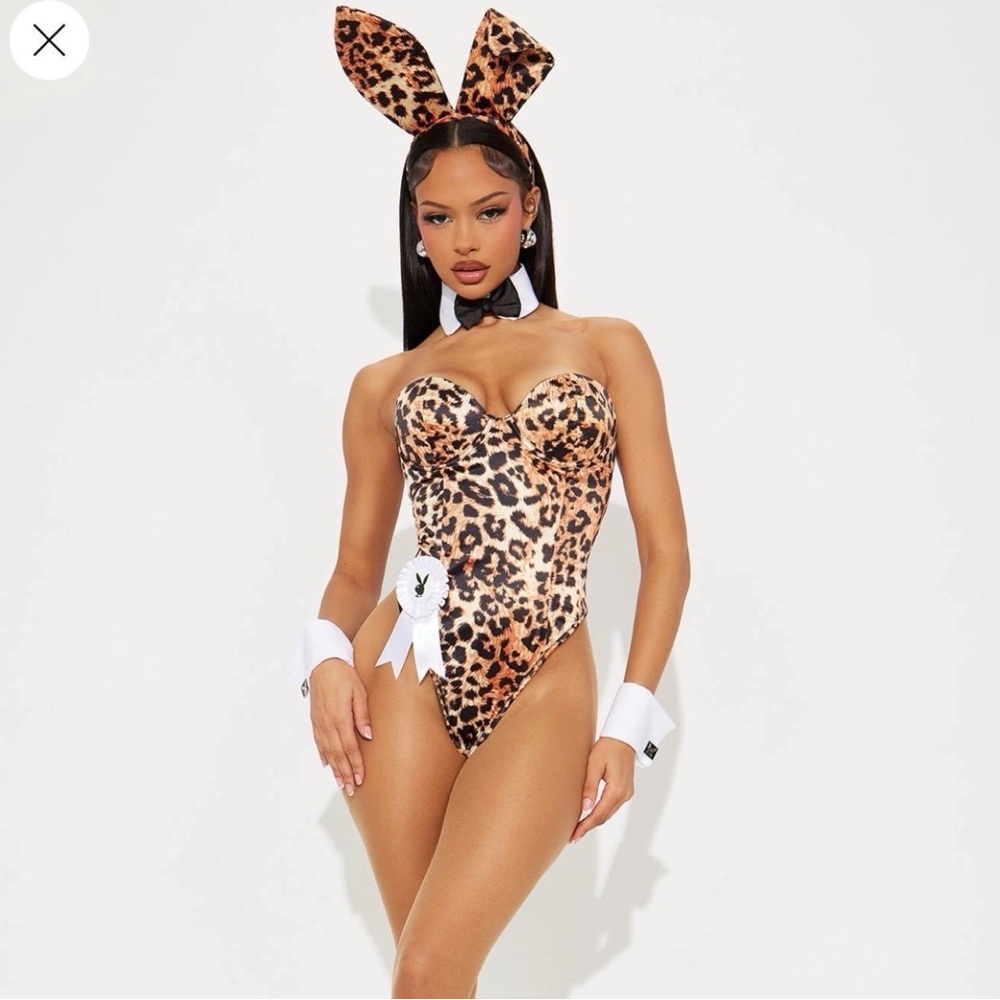 Fashion Nova Leopard Print PLAYBOY COSTUME